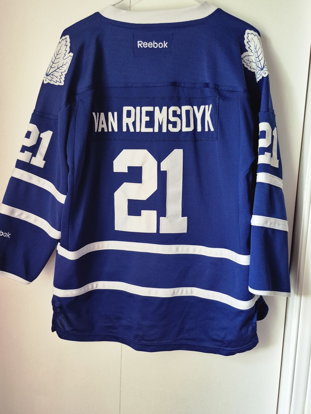 Reebok Toronto Maple Leafs #21 Van Riemsdyk Blue Hockey Jersey Youth/Women
